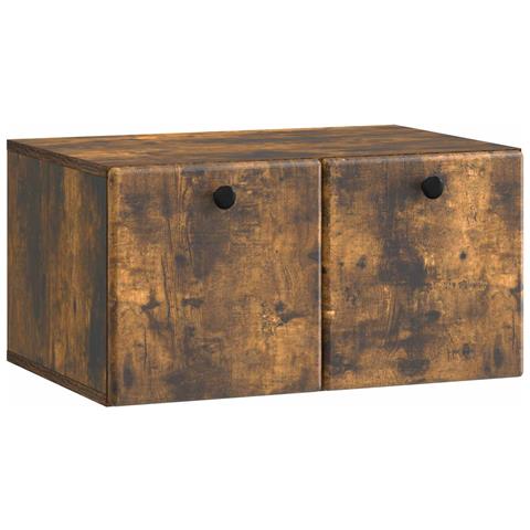 Mobile Porta TV da Muro 59,5 x 41 x 30 cm Rovere Fumo - Foto 1