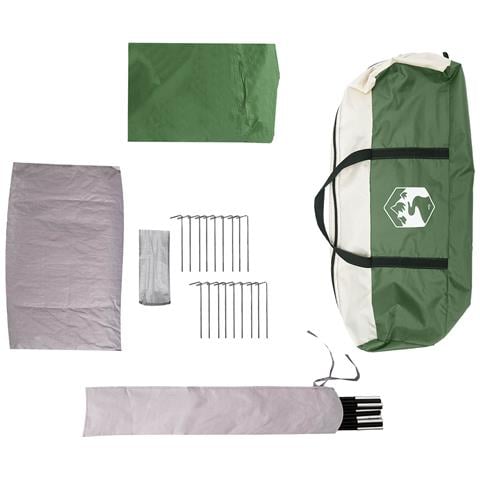 Tenda Familiare con Copertura Impermeabile 14 persona Verde - Foto 9