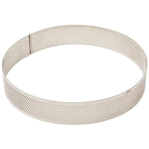 68550 - Stampo per anelli rotondi forati 20x3,5 cm in acciaio inox. - Foto 1