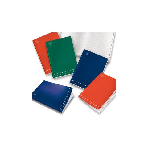confezione da 10 pezzi - rubrica p. m. a5 150x203mm 60fg 80gr 1rigo monocromo pigna - Foto 1
