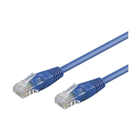 ICOC CCA6U-030-BL - Cavo di rete Patch in CCA Cat. 6 Blu UTP 3 mt - Foto 1