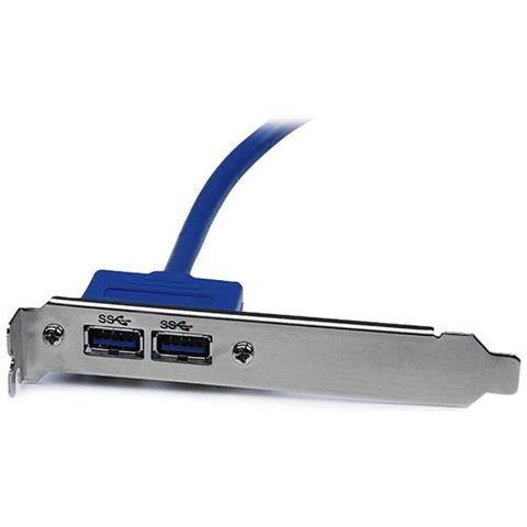 Adattatore piastra slot USB 3.0 A femmina 2 porte - Foto 3