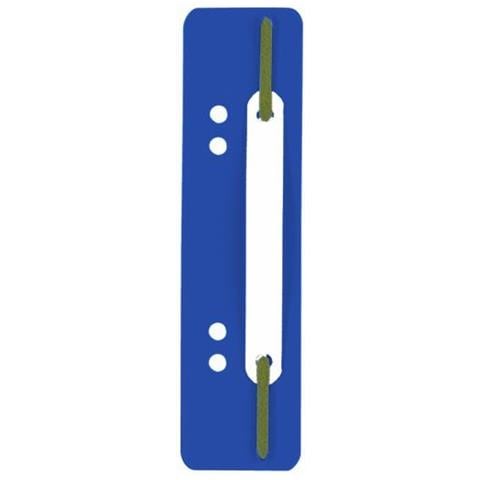Pressini Fermafogli Flexi Aghi Metallo Fascia Colorata Fori 60/80mm Blu 250pz - Foto 1