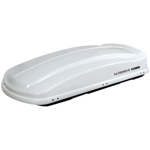 Box Da Tetto Baule Portatutto 430l Bianco Lucido Abs - Foto 2
