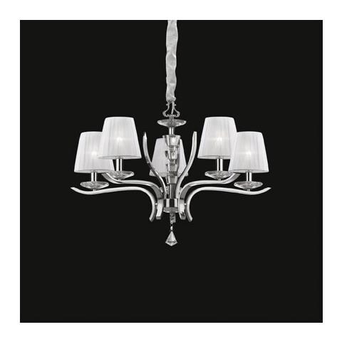 Lampada A Sospensione 5 X 40w E14 Bianco - Foto 2