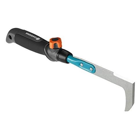 Raschiafughe GARDENA combisystem: Raschietto per la RIMOZIONE di muschio e di erbacce, lama in acciaio inox affilata e temprata su due Lati (892720)  - Foto 2