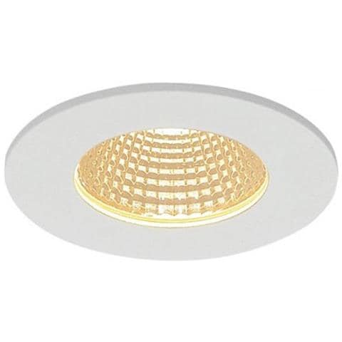 Faretto Ad Incasso Patta Led 3000k, bianco Opaco Ip65 800 Lumen 114421 - Foto 1