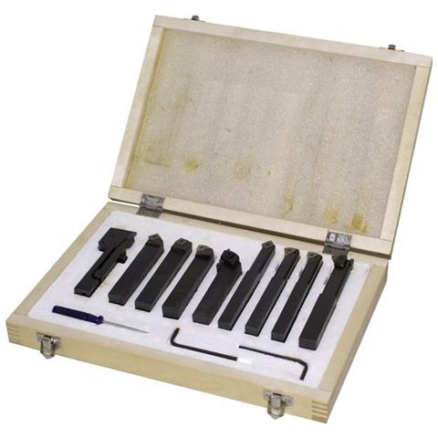 Set Di 9 Pezzi Utensili Per Tornio 12 Mm Holzmann 9tlg16 - Foto 1