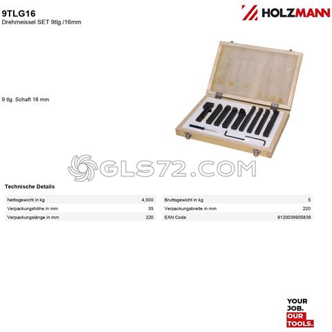 Set Di 9 Pezzi Utensili Per Tornio 12 Mm Holzmann 9tlg16 - Foto 7