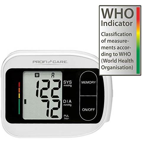 330180 Pc-bmg 3018 - Sfigmomanometro Da Polso, Misurazione Automatica Della Pressione Sanguigna E Della Frequenza Cardiaca - Foto 2