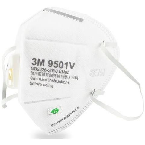 25 X Mascherine Ffp2 Kn95 Con Valvola Per La Facilitazione Alla Respirazione, contro La Prevenzione Al Covid19 Alta Protezione 95% Ideale Anti-virus, anti-batteri - Foto 2