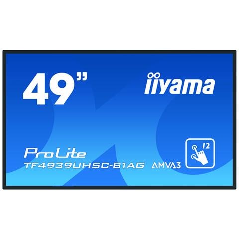 ProLite TF4939UHSC-B1AG Monitor PC 124,5 cm (49") 3840 x 2160 Pixel 4K Ultra HD LED Touch screen Multi utente Nero - Foto 1