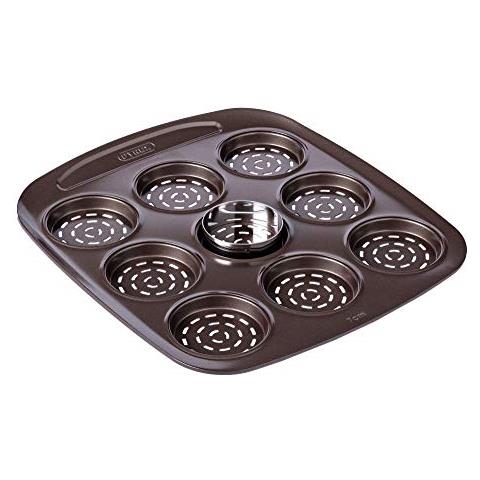 Asimetria - vassoio Mini Pizza, 9 cavità, Colore: Nero, Ø 6,50 Cm - Foto 1