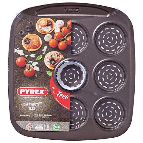 Asimetria - vassoio Mini Pizza, 9 cavità, Colore: Nero, Ø 6,50 Cm - Foto 3