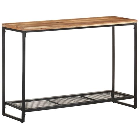 Tavolo Consolle 110x35x75 Cm In Legno Massello Di Acacia - Foto 1