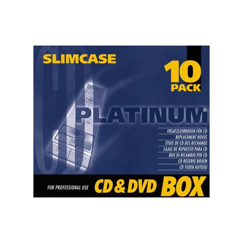 Platinum CD-R / DVD Boxes 10 pack, 12 cm, 12,1 kg - Foto 1