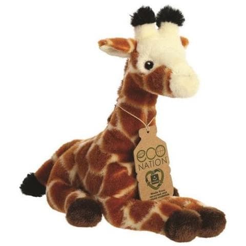 Peluche Eco Nation Giraffa 21,5 Cm Peluche Marrone - Foto 1