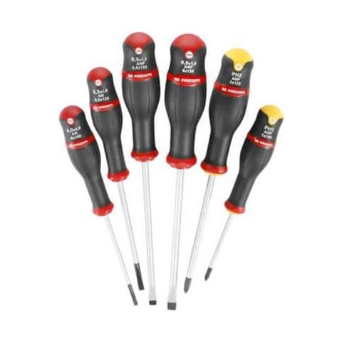 Set Di 6 Cacciaviti Facom Protwist Bocchetta A Lancia - Pozidrive - Phillips - Foto 1