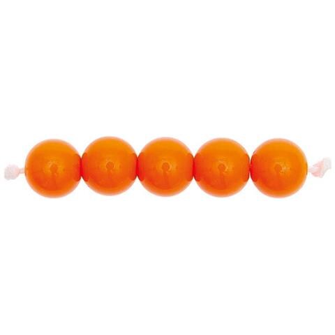 24 Perle Rotonde 10 Mm - Arancione - Foto 1