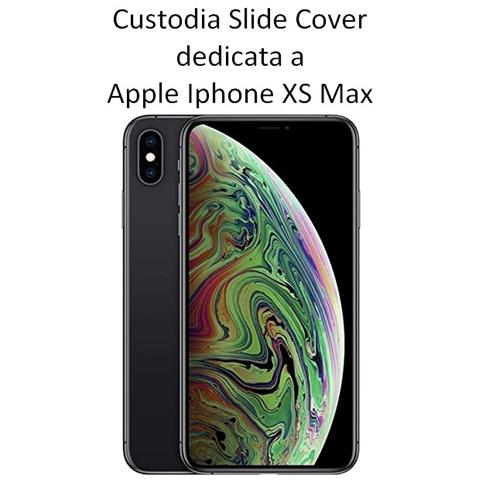 Custodia Tpu Silicone Slide Cover Case Per Apple Iphone Xs Max Pink - Foto 2
