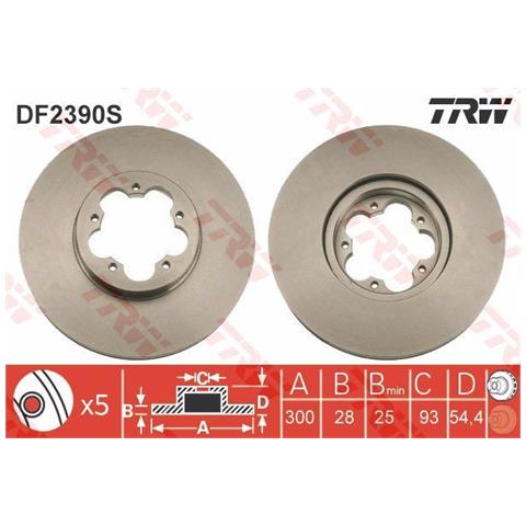 Dischi Ford Transit Box 2006 Post Df2390s - Foto 1