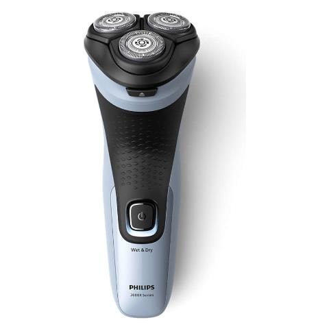 3000X Series X3003/00 Rasoio Elettrico Wet & Dry Ricaricabile con Tecnologia SkinProtect - Nero / Blu - Foto 2