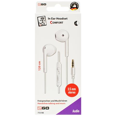 795961 cuffia e auricolare Cablato In-ear Musica e Chiamate Bianco - Foto 1