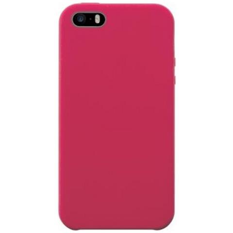 Cover Per Iphone 5/5s /se Rigida In Silicone Soft Touch, Rosso - Foto 1