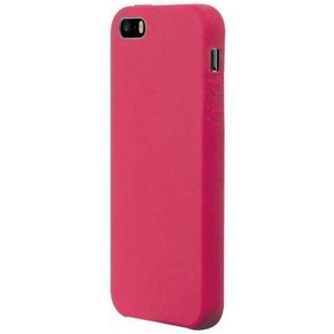 Cover Per Iphone 5/5s /se Rigida In Silicone Soft Touch, Rosso - Foto 2