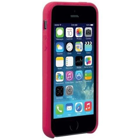 Cover Per Iphone 5/5s /se Rigida In Silicone Soft Touch, Rosso - Foto 3
