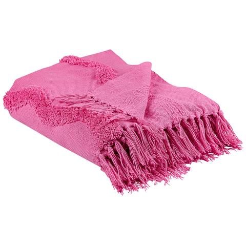 Coperta Khari Cotone 125 X 150 Cm Rosa - Foto 2