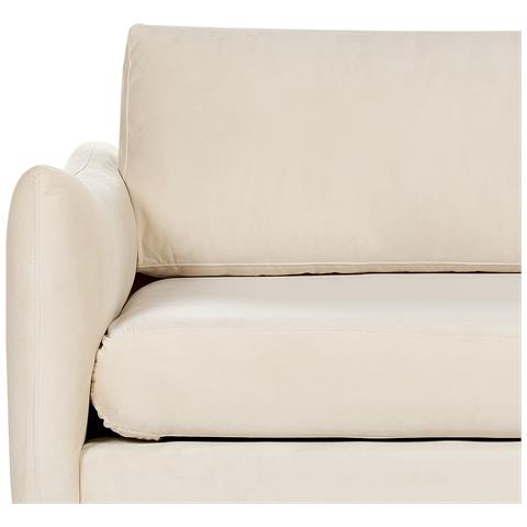 Divano 3 Posti Vinterbro Velluto Beige Chiaro - Foto 2