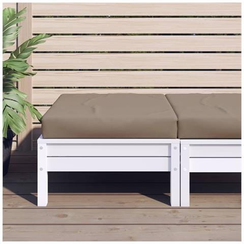 Cuscino Per Pallet Tortora 60x60x8 Cm In Tessuto Oxford - Foto 1