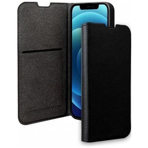 Custodia Per Iphone 12 / 12 Pro Folio Wallet Con Portacarte E Supporto, Nero - Foto 1