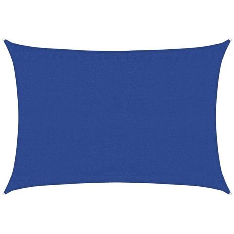 Vela Parasole 160 G /m Rettangolare Blu 3,5x5 M In Hdpe - Foto 1