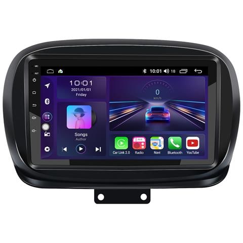 9 Pollici Autoradio Per Fiat 500x (2014-2020) Android 12 (2g+32gb) Car Radio Con Carplay Android Auto Bluetooth Comandi Al Volante Schermo Diviso Gps Navigazione - Foto 1