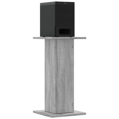 Supporti Altoparlanti 2 Pz Grigio 30x30x40 Cm In Multistrato - Foto 3