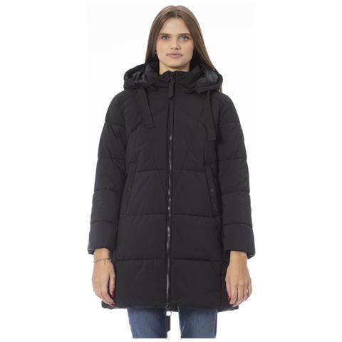 Piumino Lungo Elegante In Nero Chic - S - Foto 1