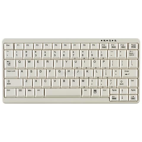 Tastiera Cablato 7061119174207  per PC/server (Layout Inglese) Colore Bianco - Foto 1