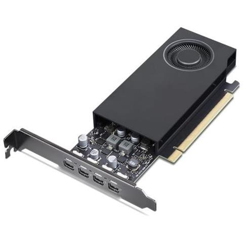 Nvidia Rtx A400 - Grafikkarten - Rtx A400 - 4 Gb Gddr6 - Pcie 4.0 X8 - 4 X Mini Displayport (4x61q73040) - Foto 1