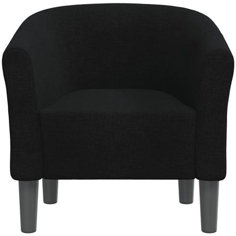 Poltrona Cabriolet Nera In Tessuto - Foto 3