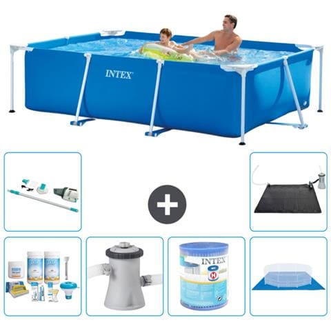 Piscina Fuori Terra - Rettangolo - 260x160x65 Cm - Blu - Include Accessori Coordinati A122 - Foto 1