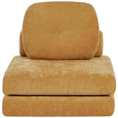 Divano Letto Singolo Olden Ciniglia Senape - Foto 2