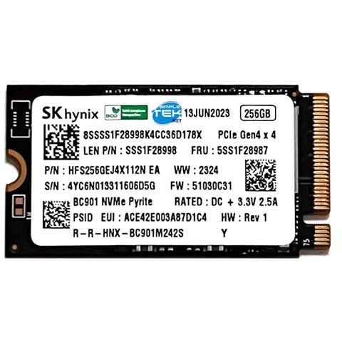 Sk Hynix Bc901 Pyrite 256gb Ssd M.2 2242 Nvme 4.0 Pcie Gen 4x4 Hfs256gej4x112n - Foto 1