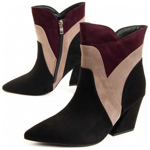 Stivale Con Tacco Mila Nero. - Foto 1