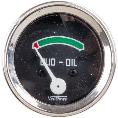 Manometro Olio Motore Analogico 0-8bar Filettatura 1/8"" Conico - Foto 1