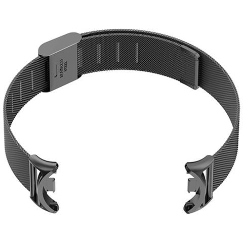 Cinturino In Metallo Compatibile Con Xiaomi Mi Band 8/9/10 - Design A Molla Black - Foto 2