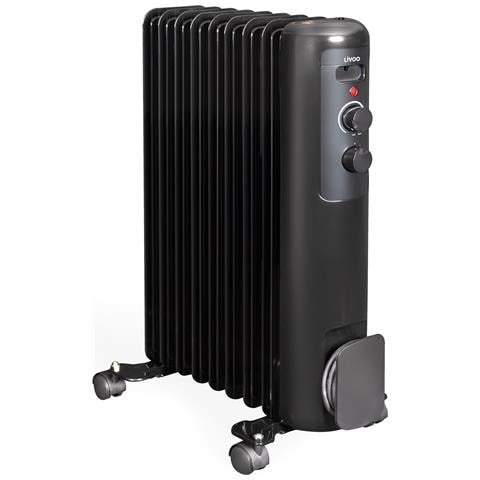 Radiatore A Olio Nero Da 2000 W - Dom502 - Foto 1