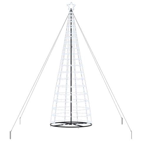 Albero di Natale LED con 800 LED Bianco freddo 400 cm Ferro - Foto 1