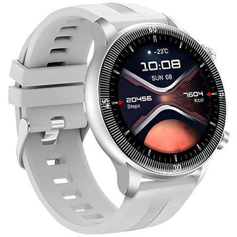 Smartwatch Sport Bluetooth Impermeabile Ip67 Con Monitoraggio Della Salute, Bianco - Foto 1
